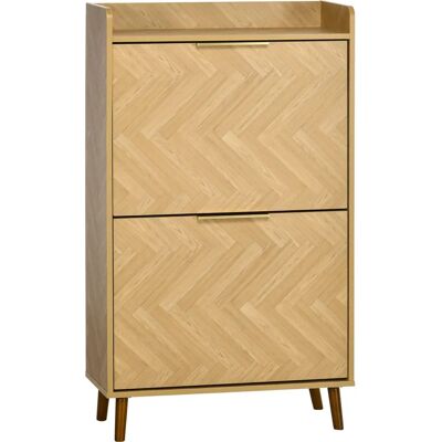 Armoire à chaussures HOMCOM - Style Scandinave, 12 Paires, Montage Facile - Publicité Armoire à chaussures HOMCOM - Style Scandinave, 12 Paires, Montage Facile - Publicité