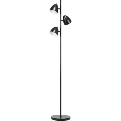 Lampadaire HOMCOM industriel avec 3 abat-jours réglables - Lampe sur pied - Publicité Lampadaire HOMCOM industriel avec 3 abat-jours réglables - Lampe sur pied - Publicité