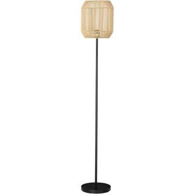 Lampadaire HOMCOM en corde de papier naturel - Max 40W - Publicité Lampadaire HOMCOM en corde de papier naturel - Max 40W - Publicité