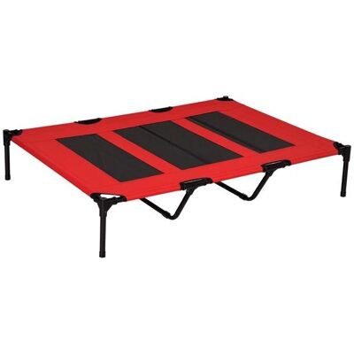 PawHut Lit sur Pieds pour Chiens et Chats - Textilène Microperforé - Intérieur/Extérieur - Publicité PawHut Lit sur Pieds pour Chiens et Chats - Textilène Microperforé - Intérieur/Extérieur - Publicité