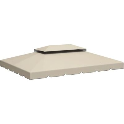 Housse de remplacement pour tonnelle - Beige 3,9x2,9m / 4x3m - Publicité Housse de remplacement pour tonnelle - Beige 3,9x2,9m / 4x3m - Publicité