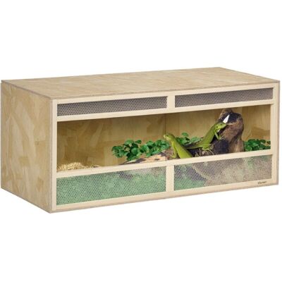 Terrarium en bois PawHut - 120 x 50 x 50 cm, Naturel - Publicité Terrarium en bois PawHut - 120 x 50 x 50 cm, Naturel - Publicité