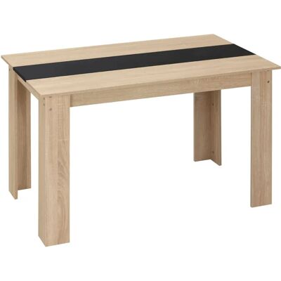HOMCOM Moderne Eettafel 120x69 cm voor 4-6 - Eettafel HOMCOM Moderne Eettafel 120x69 cm voor 4-6 - Eettafel