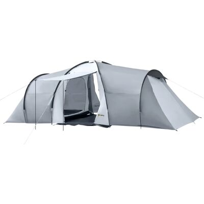 Tente de camping familiale Outsunny - Étanche 2000mm - UV 50+ - Publicité Tente de camping familiale Outsunny - Étanche 2000mm - UV 50+ - Publicité