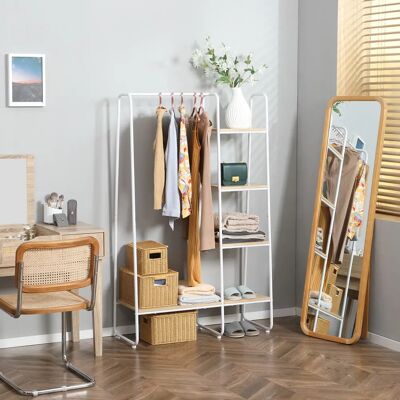 HOMCOM - Industrial Wardrobe Rack - 4 shelves - Wardrobe - Publicité HOMCOM - Industrial Wardrobe Rack - 4 shelves - Wardrobe - Publicité