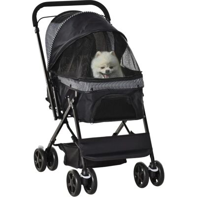 PawHut Poussette pour animaux - Petit chien, Chat, Personnes âgées - Pliable, Roues EVA PawHut Poussette pour animaux - Petit chien, Chat, Personnes âgées - Pliable, Roues EVA