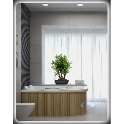 kleankin - Rectangular LED bathroom - 60 cm - Miroir - Publicité kleankin - Rectangular LED bathroom - 60 cm - Miroir - Publicité