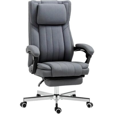 Chaise de bureau ergonomique Vinsetto Réglable - 65x61x105cm - Publicité Chaise de bureau ergonomique Vinsetto Réglable - 65x61x105cm - Publicité