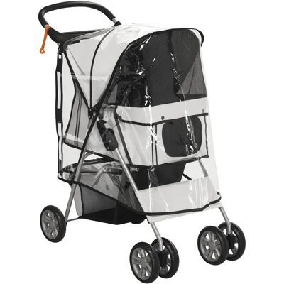 PawHut Poussette pour Animaux - Pliable, Imperméable, avec Rangement & Roues - Publicité PawHut Poussette pour Animaux - Pliable, Imperméable, avec Rangement & Roues - Publicité