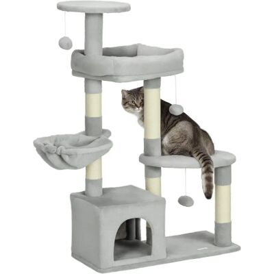 Arbre à chat PawHut Centre d'activités multi-niveaux - 104 cm - Publicité Arbre à chat PawHut Centre d'activités multi-niveaux - 104 cm - Publicité