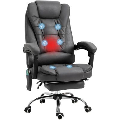 Chaise de Bureau Ergonomique avec Massage et Chauffage Vinsetto - Publicité Chaise de Bureau Ergonomique avec Massage et Chauffage Vinsetto - Publicité