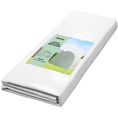 Copertura per Serra Tunnel Outsunny - 6L x 3l x 2H m Impermeabile Resistente UV Copertura per Serra Tunnel Outsunny - 6L x 3l x 2H m Impermeabile Resistente UV