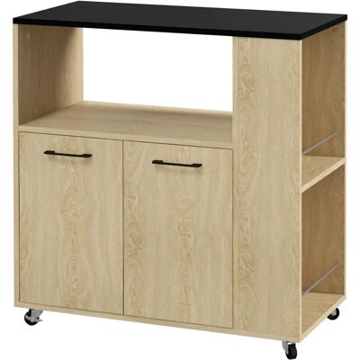 HOMCOM Chariot de Cuisine - Grande Capacité - Design Moderne HOMCOM Chariot de Cuisine - Grande Capacité - Design Moderne