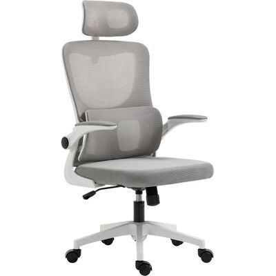 Chaise de bureau Vinsetto - Têtière réglable & soutien lombaire - Rotation à 360° - Publicité Chaise de bureau Vinsetto - Têtière réglable & soutien lombaire - Rotation à 360° - Publicité