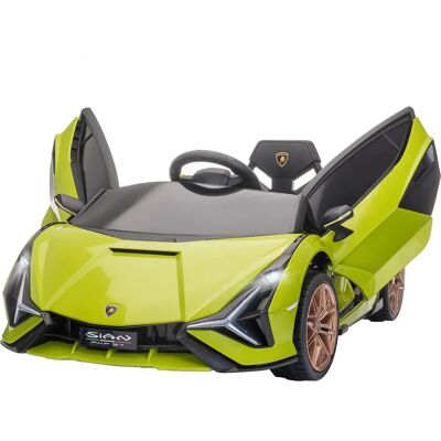Homcom Voiture Électrique Enfant Sport Supercar 12V - Max 5 Km/h Effets Sonores + Lumineux Vert - Voiture Électrique - Publicité Homcom Voiture Électrique Enfant Sport Supercar 12V - Max 5 Km/h Effets Sonores + Lumineux Vert - Voiture Électrique - Publicité