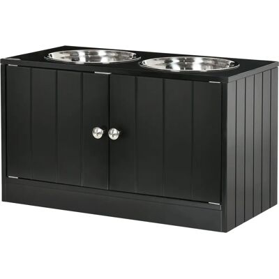 PawHut - Mangeoire Élevée - 2x2L - Acier Inox - Dog Feeder - Publicité PawHut - Mangeoire Élevée - 2x2L - Acier Inox - Dog Feeder - Publicité
