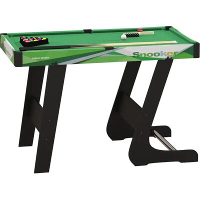SPORTNOW - Table de billard pliable compacte - Publicité SPORTNOW - Table de billard pliable compacte - Publicité