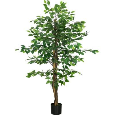 HOMCOM - Ficus - 1.50m - Intérieur - Plante artificielle - Publicité HOMCOM - Ficus - 1.50m - Intérieur - Plante artificielle - Publicité