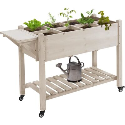 Jardinière sur Pied Outsunny - Potager en Bois Élégant avec Irrigation & Drainage - Publicité Jardinière sur Pied Outsunny - Potager en Bois Élégant avec Irrigation & Drainage - Publicité