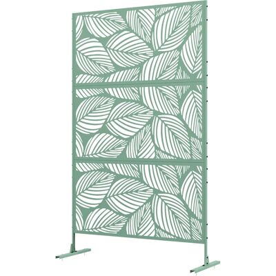 Outsunny Grüner Metall-Außenschutz - 122x45x198cm Outsunny Grüner Metall-Außenschutz - 122x45x198cm