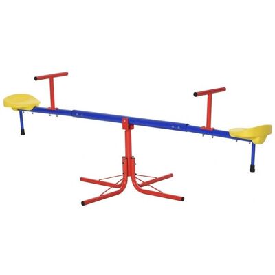 Outsunny Draaiende Schommel voor Kinderen - 360° Metalen Frame Speelplaats - 3-8 jaar Outsunny Draaiende Schommel voor Kinderen - 360° Metalen Frame Speelplaats - 3-8 jaar