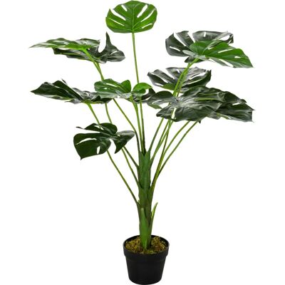 Plante Artificielle Monstera Outsunny - Intérieur/Extérieur - 13 Feuilles - Publicité Plante Artificielle Monstera Outsunny - Intérieur/Extérieur - 13 Feuilles - Publicité