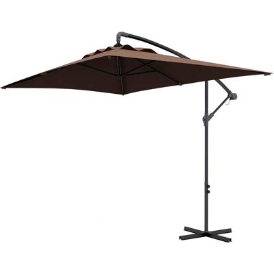 Outsunny Rechteckiger Sonnenschirm mit UV-Schutz - Garten & Strand Outsunny Rechteckiger Sonnenschirm mit UV-Schutz - Garten & Strand