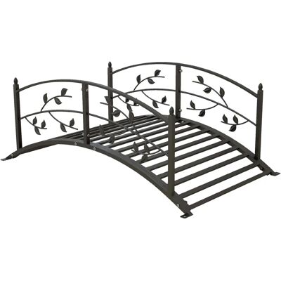 Outsunny Vintage Gartenschiffbrücke - Sicherheitsgeländer, Stahl, Dekorativ Outsunny Vintage Gartenschiffbrücke - Sicherheitsgeländer, Stahl, Dekorativ