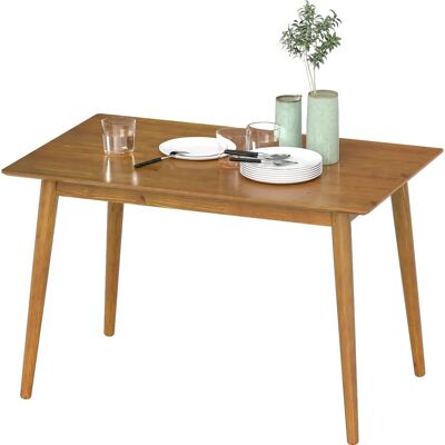HOMCOM Tavolo da pranzo in legno - 120x75cm, per 4-6 persone HOMCOM Tavolo da pranzo in legno - 120x75cm, per 4-6 persone