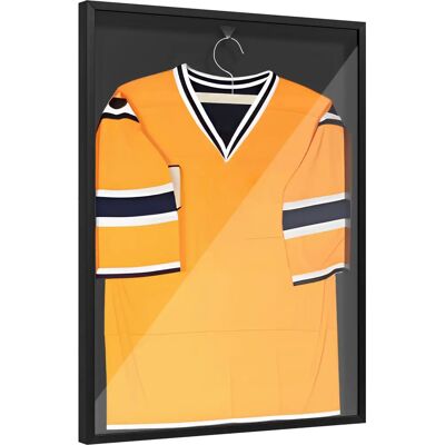 Cornice HOMCOM nera 60x80cm per memorabilia sportiva Cornice HOMCOM nera 60x80cm per memorabilia sportiva