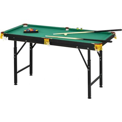 SPORTNOW - Foldable - Hauteur réglable - Vert - Tables de billard - Publicité SPORTNOW - Foldable - Hauteur réglable - Vert - Tables de billard - Publicité