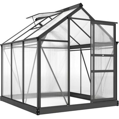Outsunny - Aluminium Polycarbonate 3.65 m² - Aluminium - Publicité Outsunny - Aluminium Polycarbonate 3.65 m² - Aluminium - Publicité