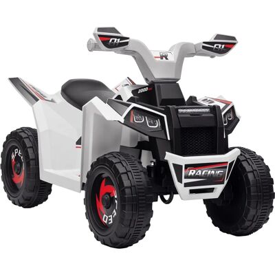 HOMCOM - 6V Quad - Blanc - Ride-on véhicule - Publicité HOMCOM - 6V Quad - Blanc - Ride-on véhicule - Publicité