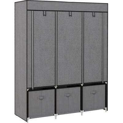 HOMCOM - Armoire en tissu - 125L x 43W x 162.5H cm - Publicité HOMCOM - Armoire en tissu - 125L x 43W x 162.5H cm - Publicité