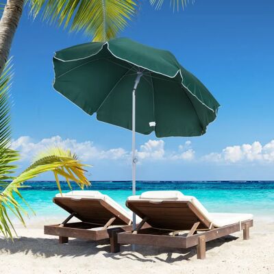 Outsunny Garten Achteckiger Sonnenschirm - 2m UV Schutz Outsunny Garten Achteckiger Sonnenschirm - 2m UV Schutz