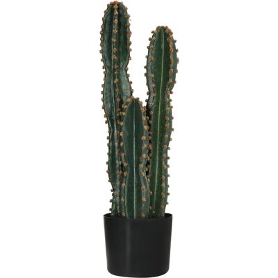Outsunny Grand Cactus Réaliste - Plante Artificielle - Vert - Publicité Outsunny Grand Cactus Réaliste - Plante Artificielle - Vert - Publicité