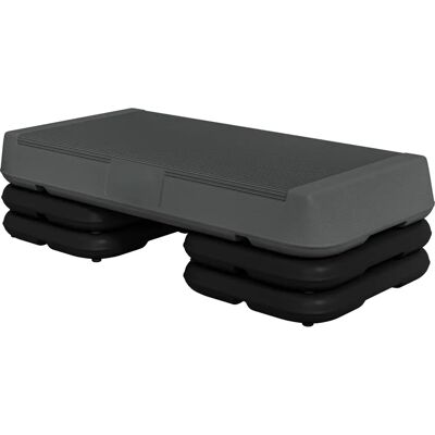 Step Aerobic Ajustable Aosom - Fitness, 3 Niveaux Antidérapants - Publicité Step Aerobic Ajustable Aosom - Fitness, 3 Niveaux Antidérapants - Publicité