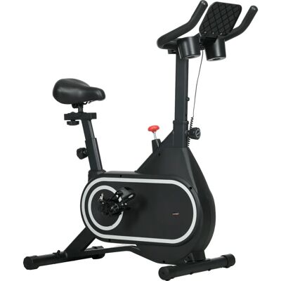 SPORTNOW Vélo d'appartement - Volant silencieux, LCD, Réglable, Tablette, Bouteille - Publicité SPORTNOW Vélo d'appartement - Volant silencieux, LCD, Réglable, Tablette, Bouteille - Publicité