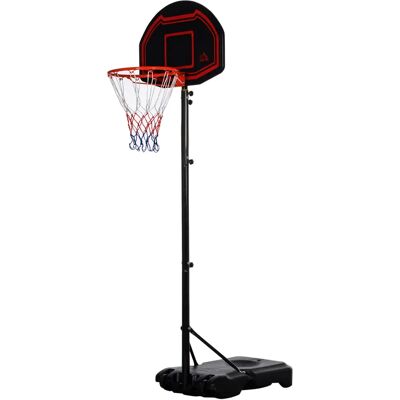 HOMCOM Panier de basket extérieur - Hauteur réglable - Noir et Rouge - Publicité HOMCOM Panier de basket extérieur - Hauteur réglable - Noir et Rouge - Publicité