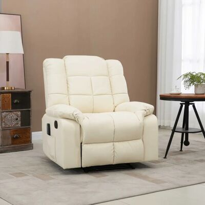 HOMCOM - Fauteuil Massant et Relaxant - Dossier Inclinable - Armchair - Publicité HOMCOM - Fauteuil Massant et Relaxant - Dossier Inclinable - Armchair - Publicité