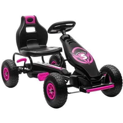 Homcom - Go Kart F1 SP5 - Couleur: Noir/Rose - Publicité Homcom - Go Kart F1 SP5 - Couleur: Noir/Rose - Publicité