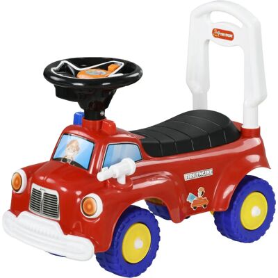 AIYAPLAY Feuerwehrauto Lauflernwagen - Stabilität, Stauraum, Musik - Kinder 18-36 Monate AIYAPLAY Feuerwehrauto Lauflernwagen - Stabilität, Stauraum, Musik - Kinder 18-36 Monate