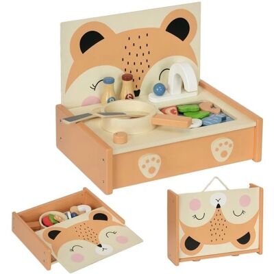 Mini-cuisine en bois Aiyaplay avec motif renard - Jouet cuisine enfant - Publicité Mini-cuisine en bois Aiyaplay avec motif renard - Jouet cuisine enfant - Publicité