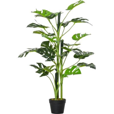 Arbre Monstera Artificiel pour Intérieur/Extérieur - 21 Feuilles - Faible Entretien - Publicité Arbre Monstera Artificiel pour Intérieur/Extérieur - 21 Feuilles - Faible Entretien - Publicité