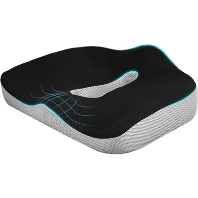HOMCOM - MemoryFoamCushion - mousse à mémoire - fond antidérapant - cushion - Publicité HOMCOM - MemoryFoamCushion - mousse à mémoire - fond antidérapant - cushion - Publicité
