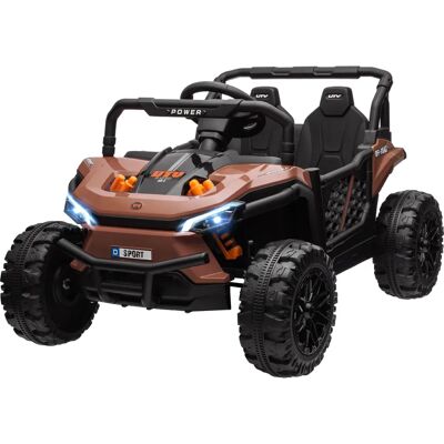 AIYAPLAY Elektroauto für Kinder - 103L x 69w x 59h cm - Braun - Elektrisches Kinderauto AIYAPLAY Elektroauto für Kinder - 103L x 69w x 59h cm - Braun - Elektrisches Kinderauto