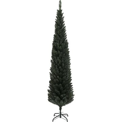 HOMCOM - Slim Fir - Ø55x195 cm - Base acier - Sapin de Noël - Publicité HOMCOM - Slim Fir - Ø55x195 cm - Base acier - Sapin de Noël - Publicité