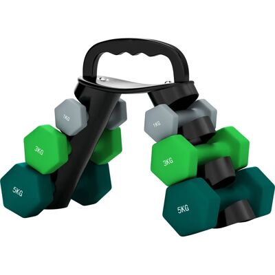 SPORTNOW - Set d'haltères hexagonales - Publicité SPORTNOW - Set d'haltères hexagonales - Publicité