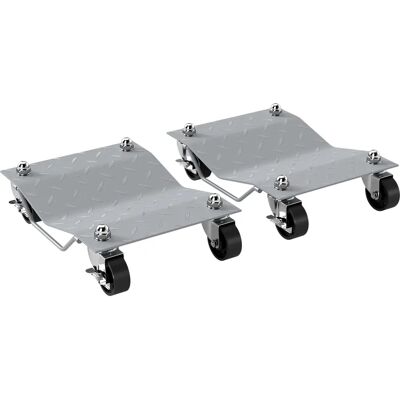DURHAND - Ensemble de 2 Poulies - Gris - Car Dolly - Publicité DURHAND - Ensemble de 2 Poulies - Gris - Car Dolly - Publicité