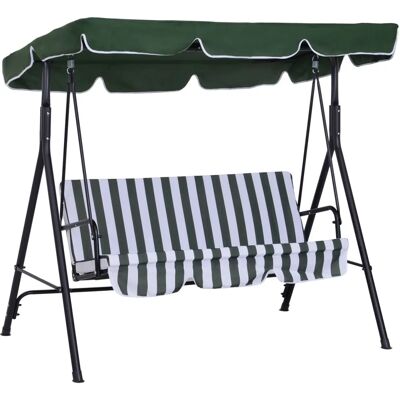 Transat de Jardin Outsunny avec Toit Réglable - Mobilier de Jardin - Publicité Transat de Jardin Outsunny avec Toit Réglable - Mobilier de Jardin - Publicité